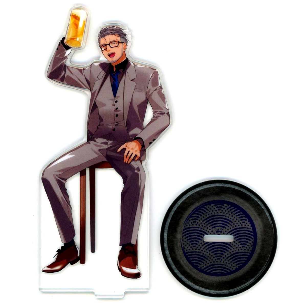 Maimoto Keisuke Virtual YouTuber Nijisanji DMM Scratch! Acrylic Stand One Drink After Work Scratch C-5 Prize [USED]