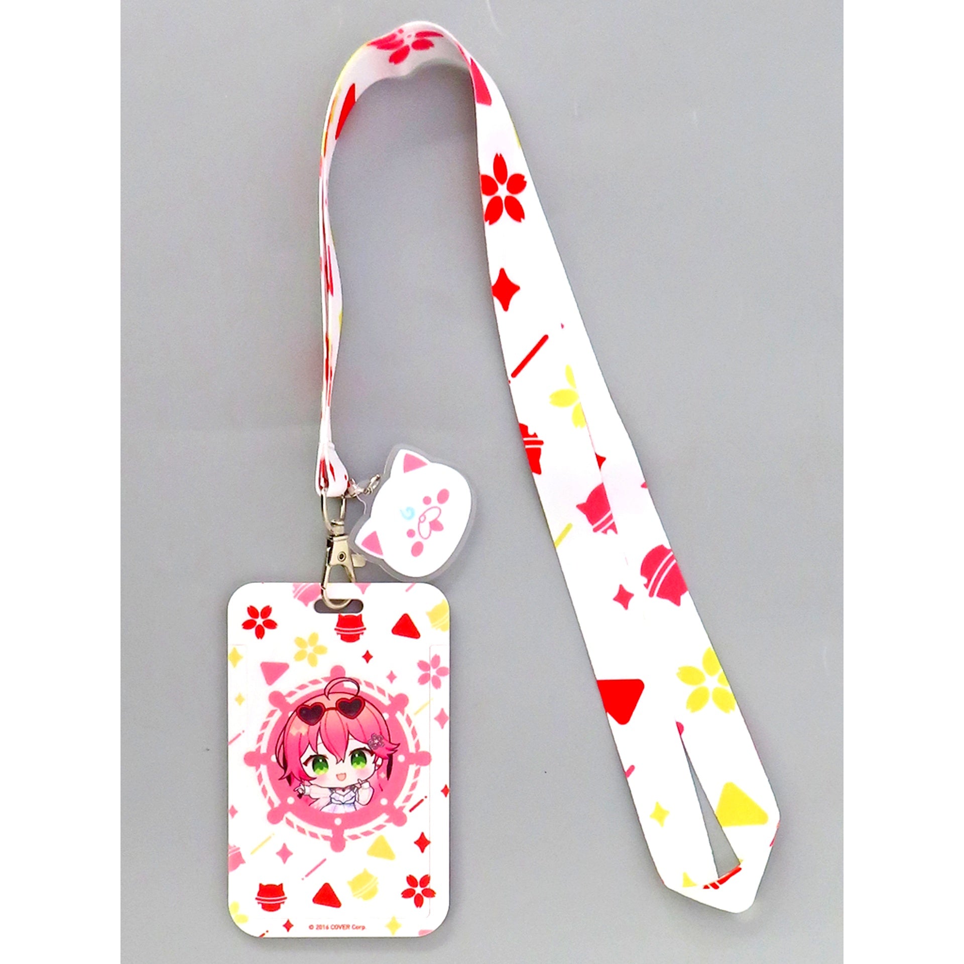 Sakura Miko Hololive DMM TV Holo na Zombie! Scratch! Card Holder with Charm B-2 Prize [USED]