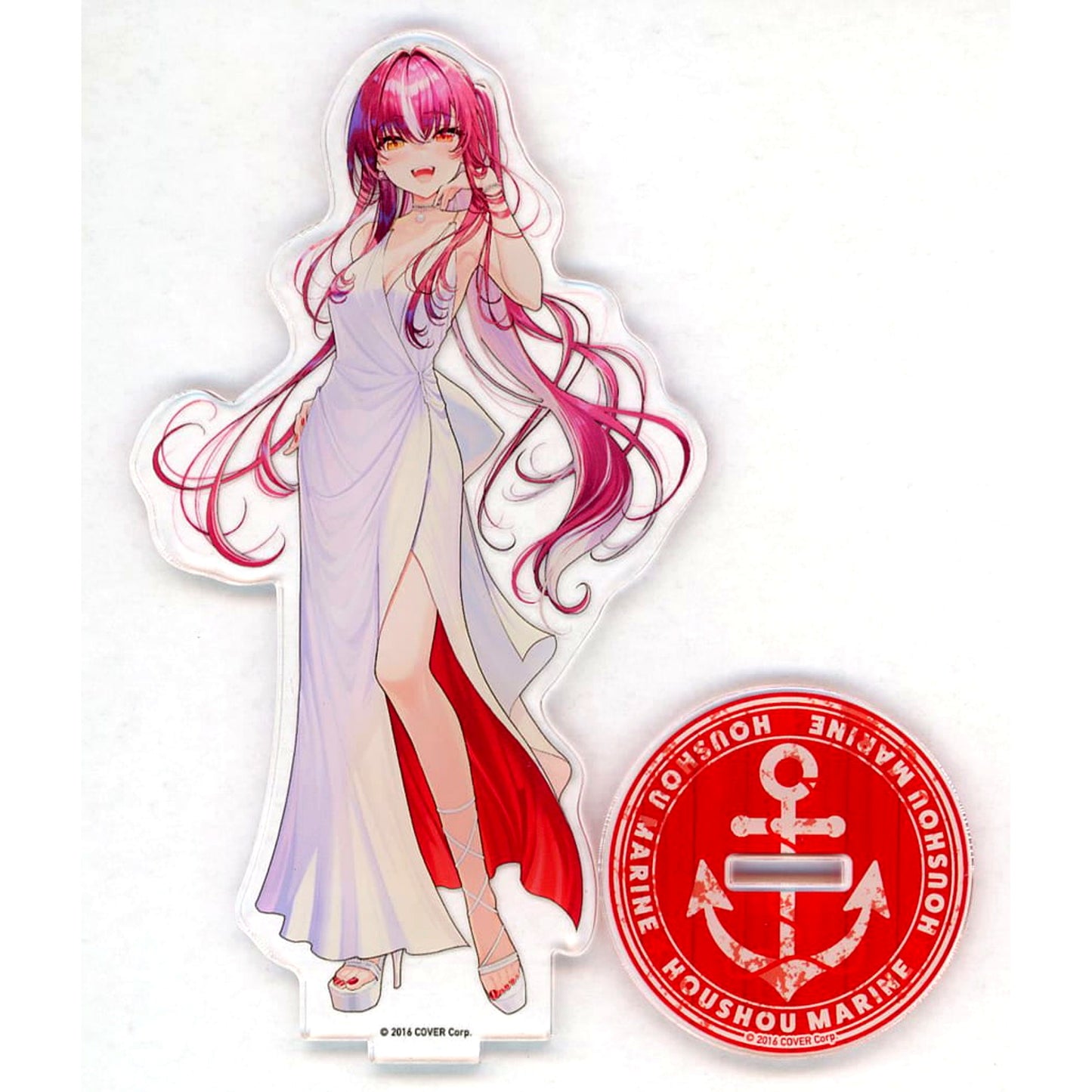 Virtual YouTuber hololive Houshou Marine Acrylic Stand DMM Scratch! DMM TV x Virtual YouTuber hololive New-Sensation Document Variety Holo na Zombie! Scratch Prize C-3 [USED]