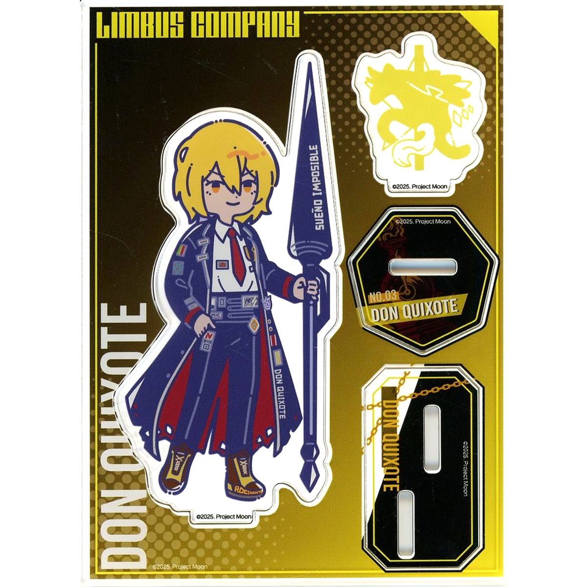 Don Quixote Limbus Company DMM Scratch! Retopop Series C-4 Prize Acrylic Stand [USED]
