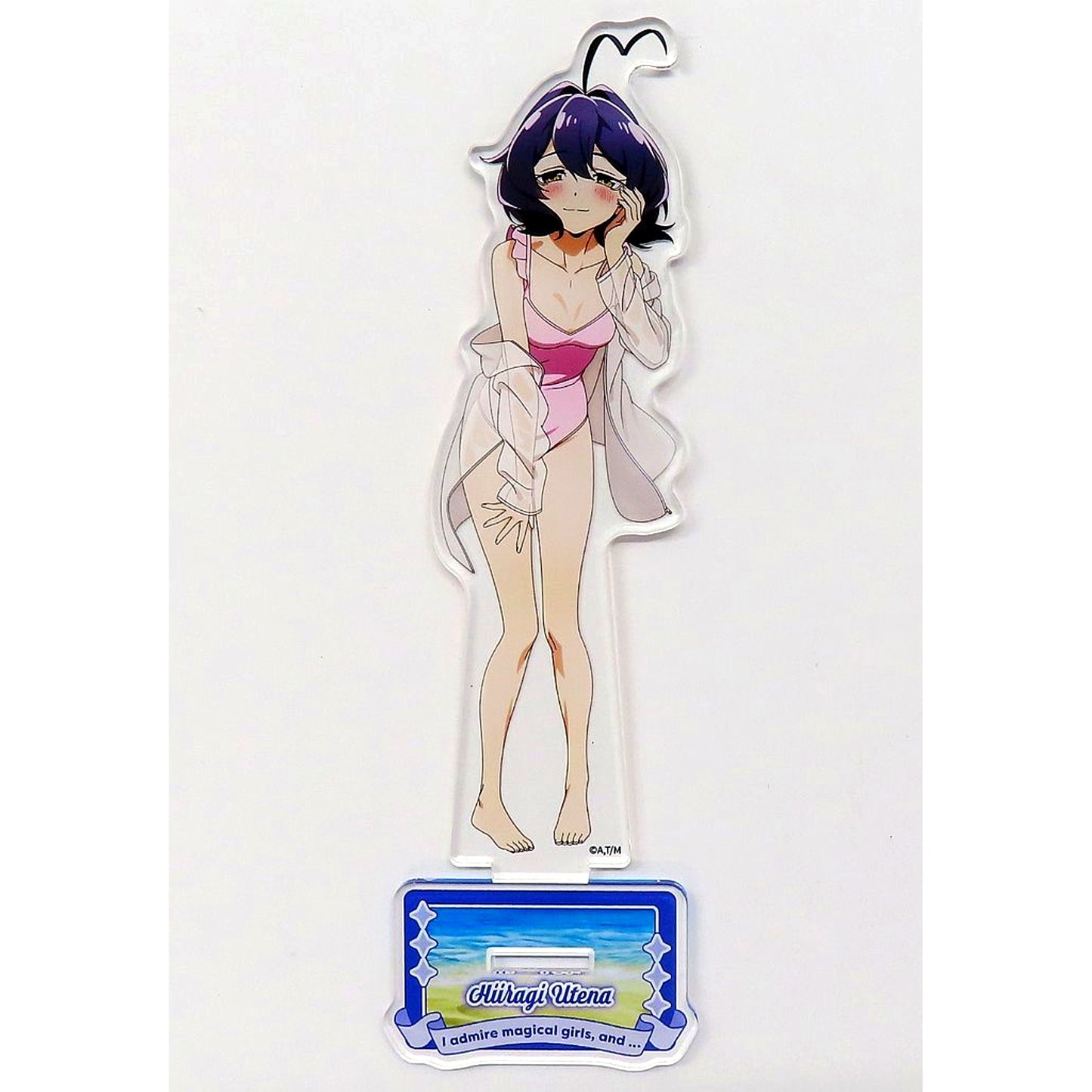 Utena Hiiragi Gushing over Magical Girls Swimsuit DMM Scratch! W Chance Prize Part 4 Acrylic Stand [USED]