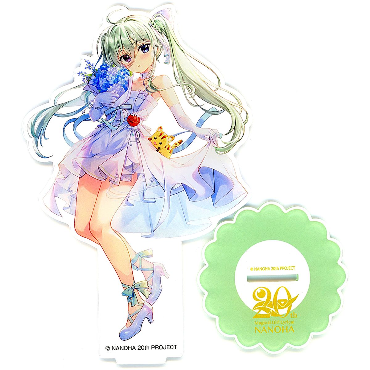Einhart Stratos BIG Acrylic Stand DMM Scratch! Magical Girl Lyrical Nanoha 20th Anniversary Scratch B-5 Prize [USED]