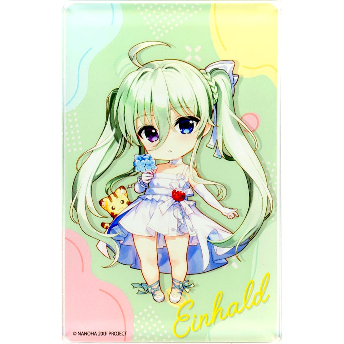 Einhart Stratos B Mini Acrylic Block C-10 Prize DMM Scratch! Magical Girl Lyrical Nanoha 20th Anniv Scratch [USED]