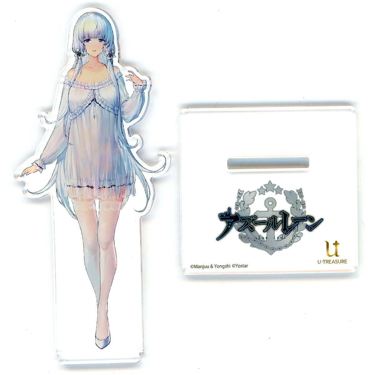 Illustrious Azur Lane U-TREASURE Motif Ring Purchase Bonus Acrylic Stand [USED]