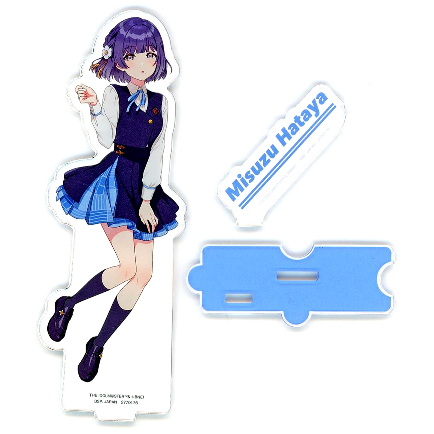 Misuzu Hataya Gakuen Idolmaster Big Acrylic Figure with Stand Vol.2 HOP!STEP!JUMP!SPRING! Campaign in Namco [USED]