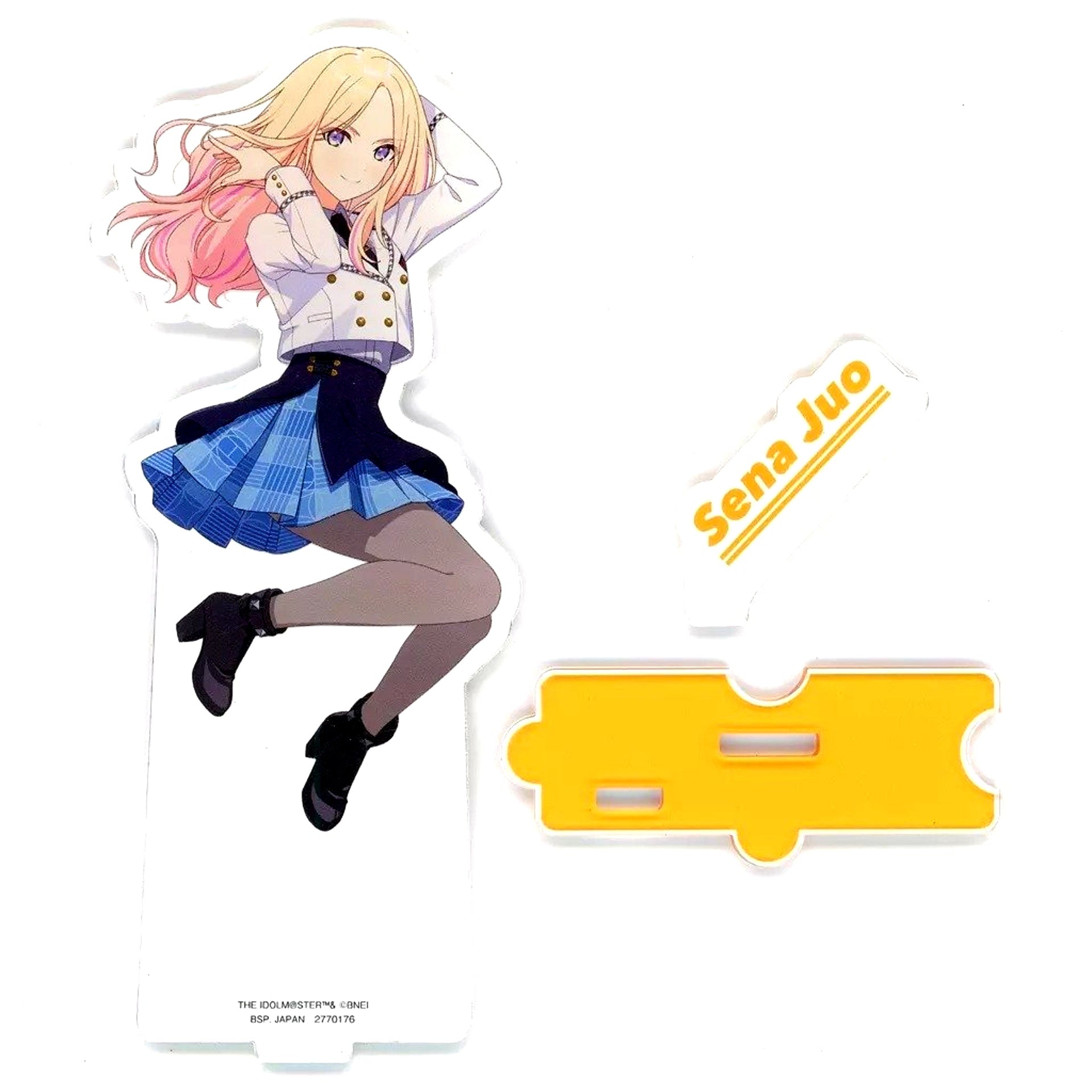 Sena Juo Gakuen Idolmaster HOP!STEP!JUMP!SPRING! Campaign in Namco Big Acrylic Figure vol.2 with Stand [USED]