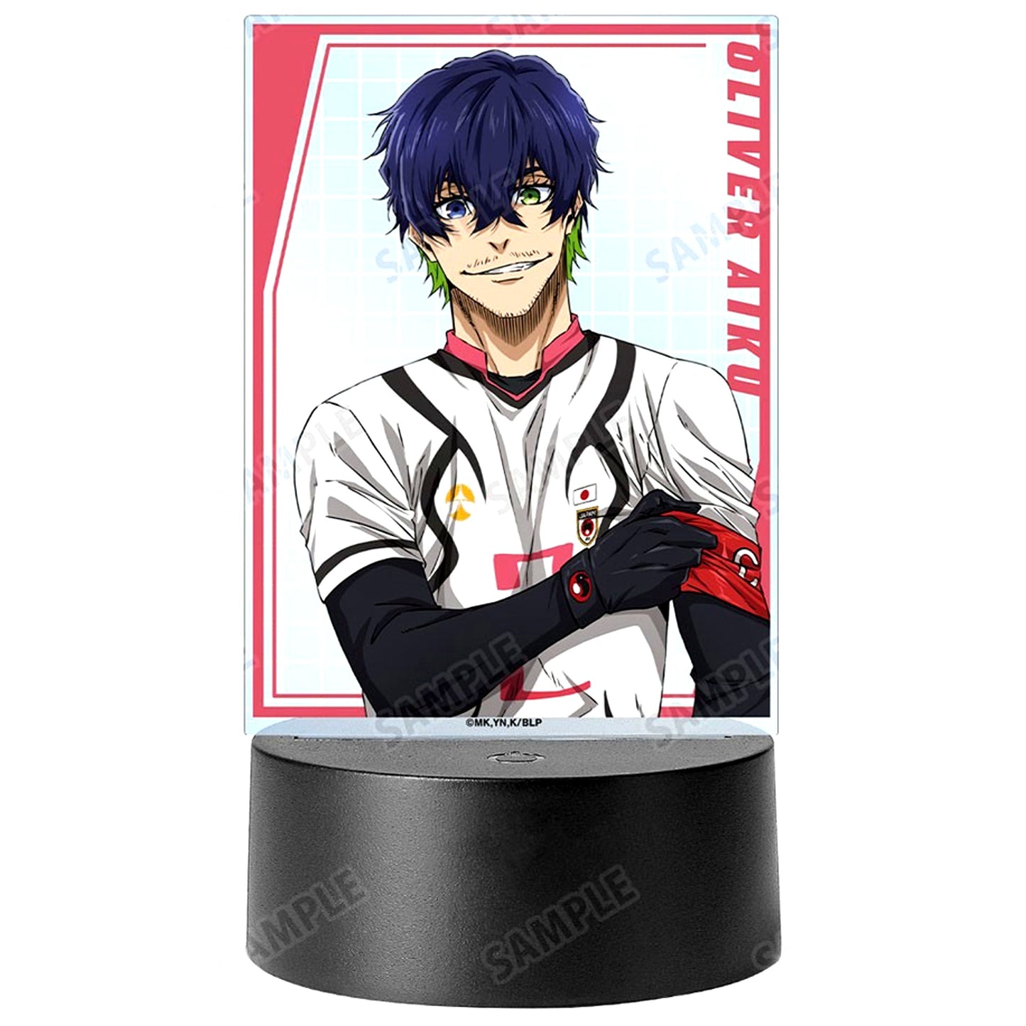 Oliver Aiku Light Up Acrylic Stand Blue Lock [USED]