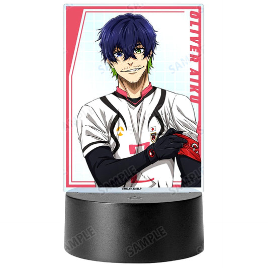 Oliver Aiku Light Up Acrylic Stand Blue Lock [USED]
