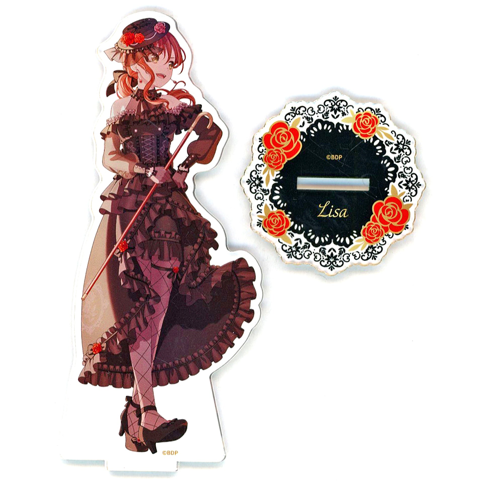 Lisa Imai BanG Dream! Roselia Stille Nacht. Rosen Nacht Acrylic Stand [USED]