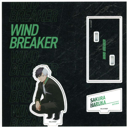 Haruka Sakura Acrylic Stand Standing Illustration Ver. WIND BREAKER POPUP Exhibition Daishukai 2 baseyard tokyo [USED]