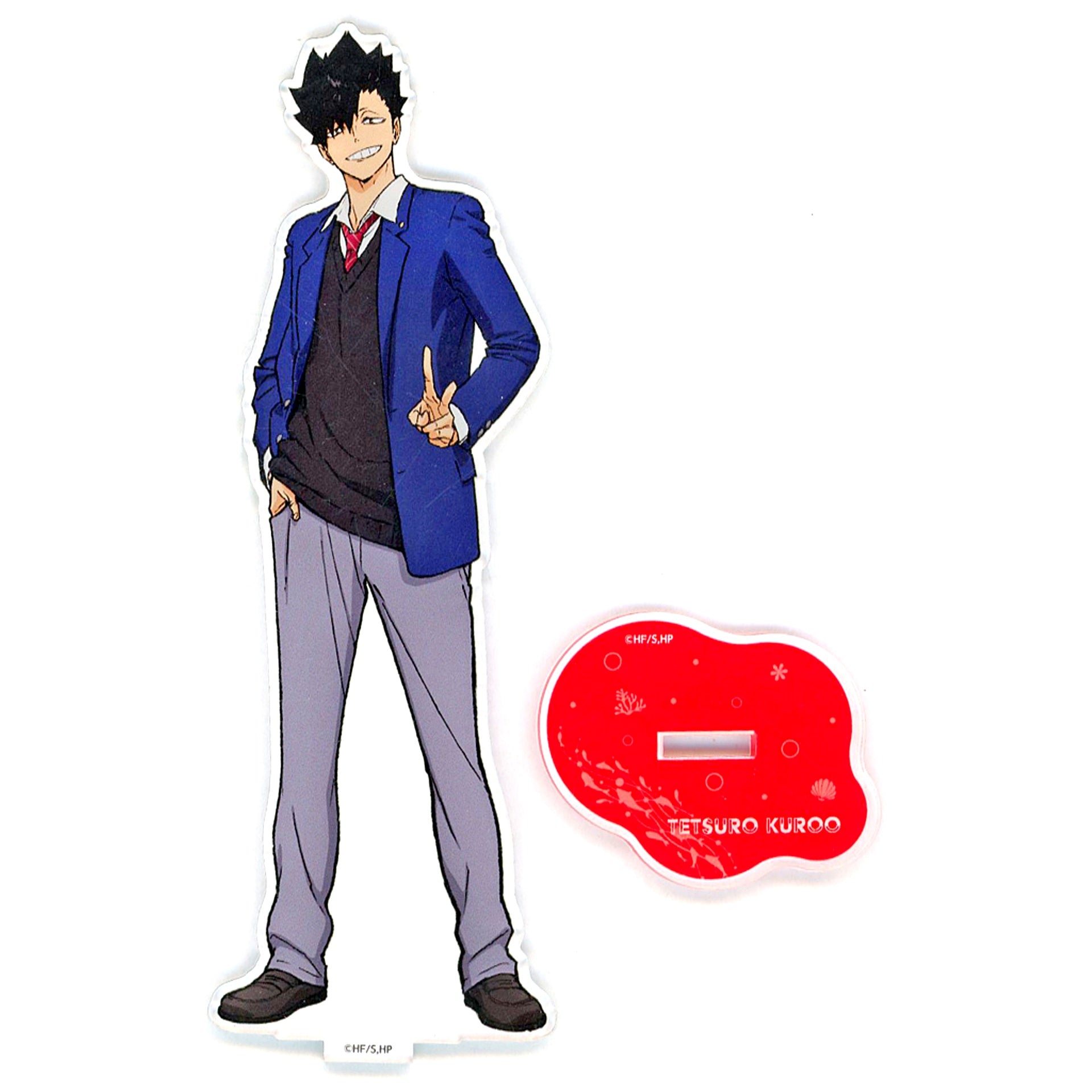 Tetsuro Kuroo Acrylic Stand Haikyu!! Aquarium Caravan!! Yokohama Joetsu Sendai [USED]