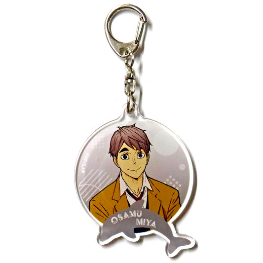 Osamu Miya Haikyu!! Aquarium Caravan Yokohama Joetsu Sendai Trading Acrylic Keychain [USED]