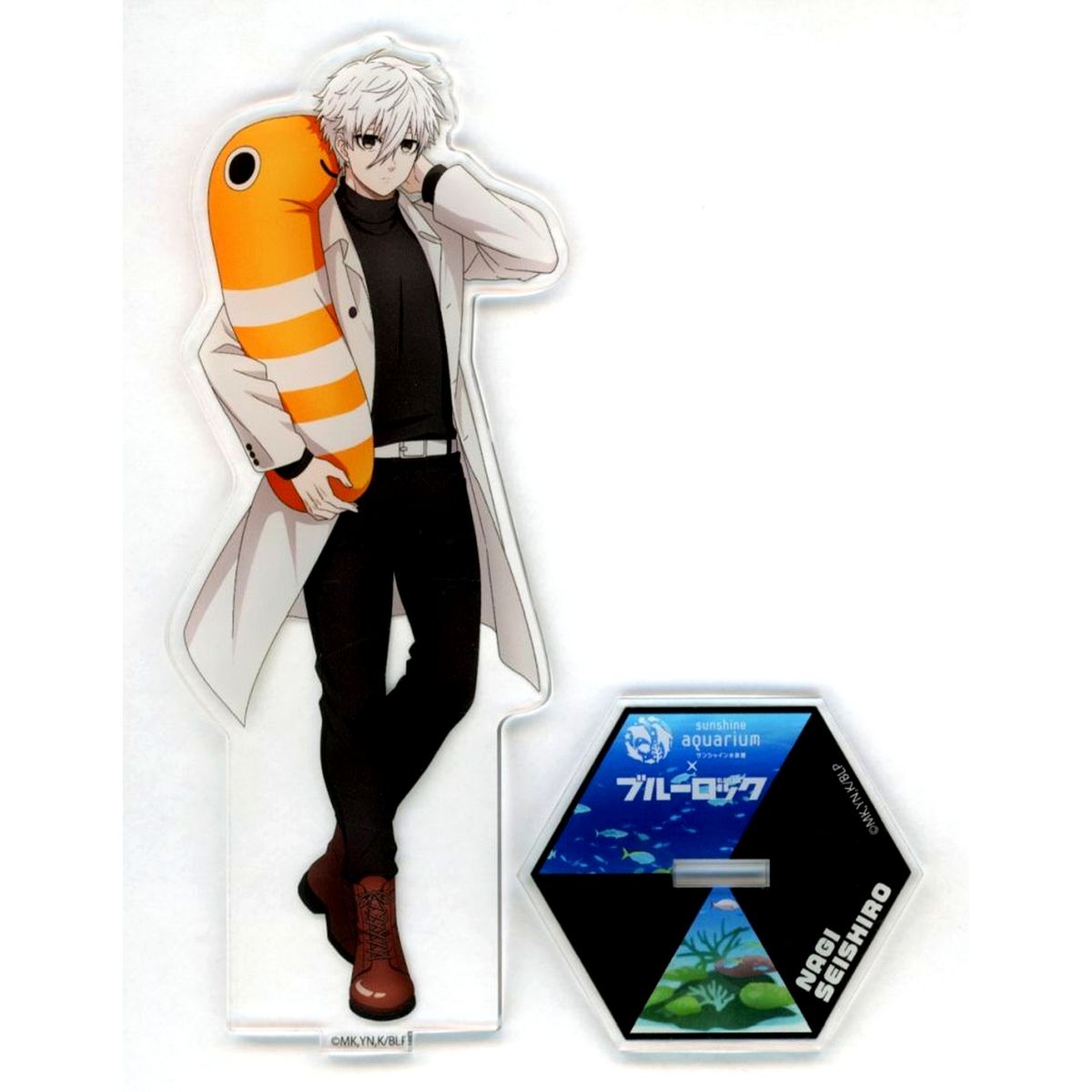 Seishiro Nagi Acrylic Stand Sunshine Aquarium x Blue Lock Ego Aquarium Night [USED]