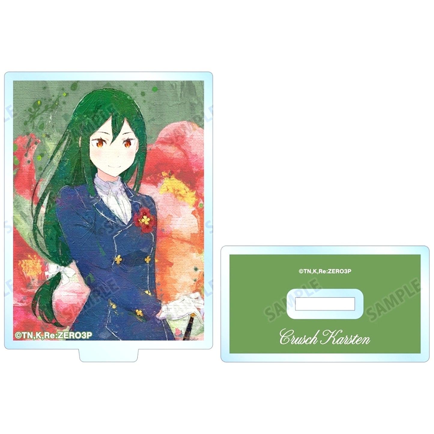 Crusch Karsten Re:ZERO -Starting Life in Another World- Trading grunge CANVAS Acrylic Stand [USED]
