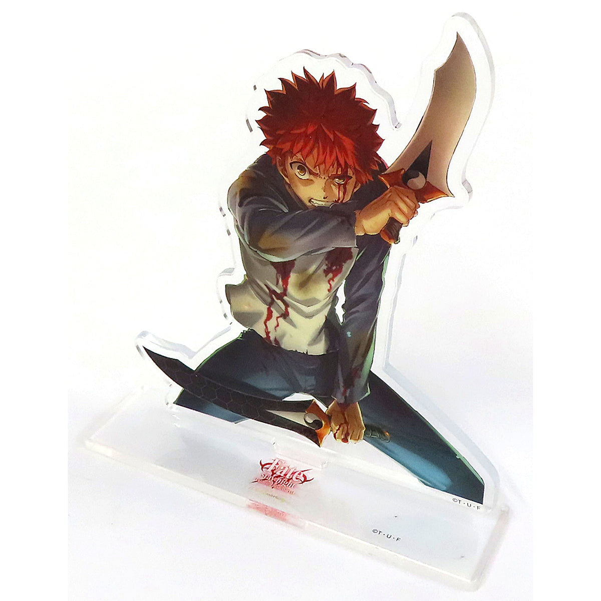 Shirou Emiya G Prize Fate/stay night Unlimited Blade Works 10th Anniversary Tomonori Sudo Illustration WEBSHOP Kuji Acrylic Stand [USED]