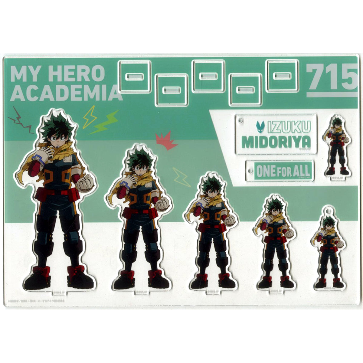 Izuku Midoriya Assorted Acrylic Collection My Hero Academia [USED]
