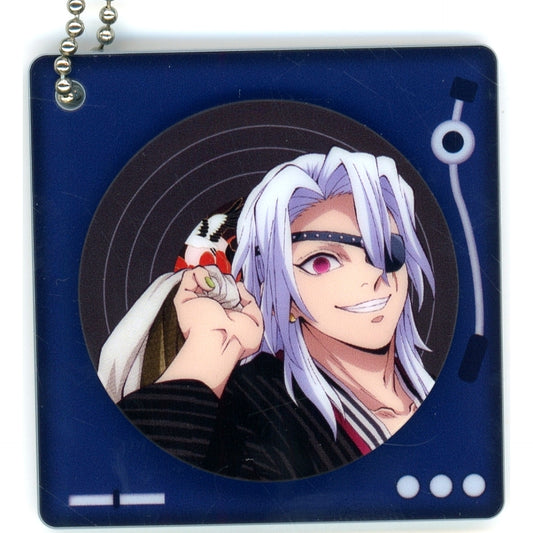 Tengen Uzui Demon Slayer: Kimetsu no Yaiba Record Player Style Acrylic Charm Orchestra Concert Hashira Training Arc Kimetsu no Utage [USED]