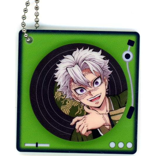 Sanemi Shinazugawa Demon Slayer: Kimetsu no Yaiba Record Player Style Acrylic Charm Orchestra Concert Hashira Training Arc Kimetsu no Utage [USED]
