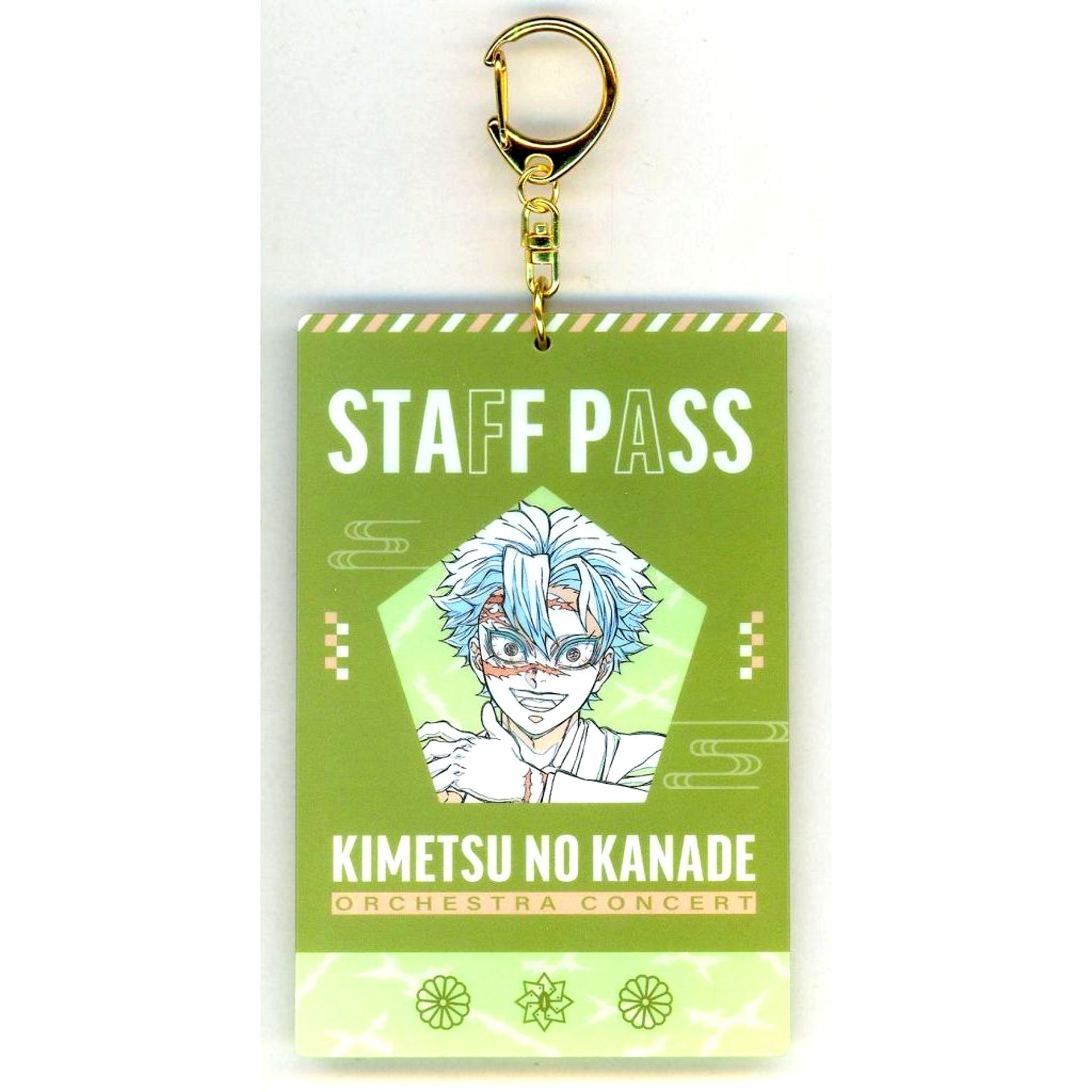 Sanemi Shinazugawa Demon Slayer Staff Pass Style Keychain Orchestra Concert Kimetsu no Kanade Hashira Training Arc Kimetsu no Utage Hashira Training Arc [USED]
