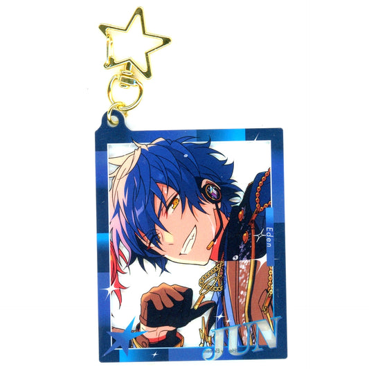 Jun Sazanami Project SEKAI Colorful Stage! feat. Hatsune Miku x Ensemble Stars!! Hologram Keychain [USED]
