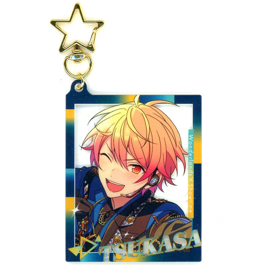 Tsukasa Tenma Project SEKAI Colorful Stage! feat. Hatsune Miku x Ensemble Stars!! Hologram Keychain [USED]