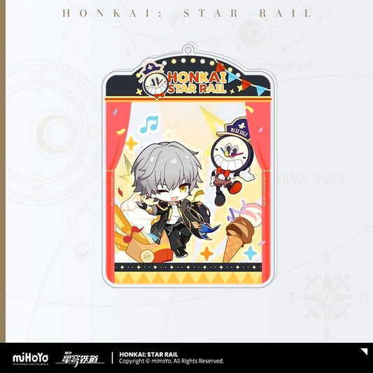 Trailblazer Honkai: Star Rail Autumn Ceremony Series Acrylic Stand with Chibi Character Parts [USED]