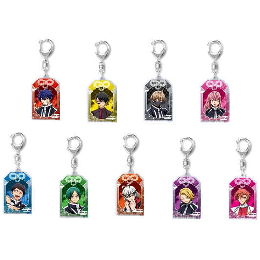 Set of 9 Tougen Anki Trading Omamori Acrylic Keychain Vol.1 [USED]