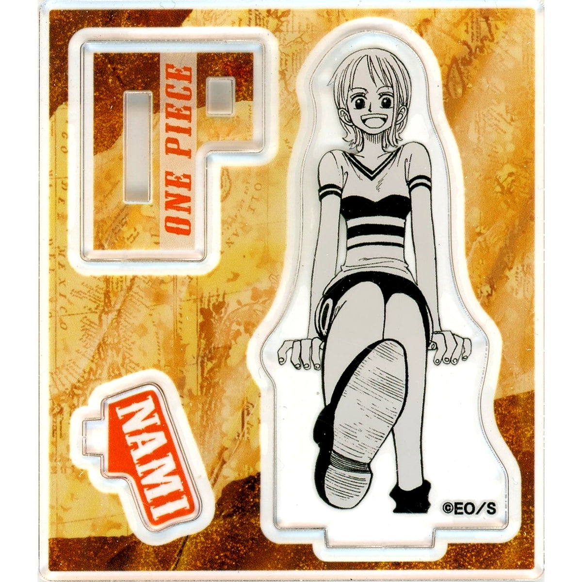 Nami Leg Forward Pose One Piece Acrylic Figure Collection HEROES Nami Vol.1 [USED]