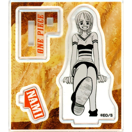 Nami Leg Forward Pose One Piece Acrylic Figure Collection HEROES Nami Vol.1 [USED]