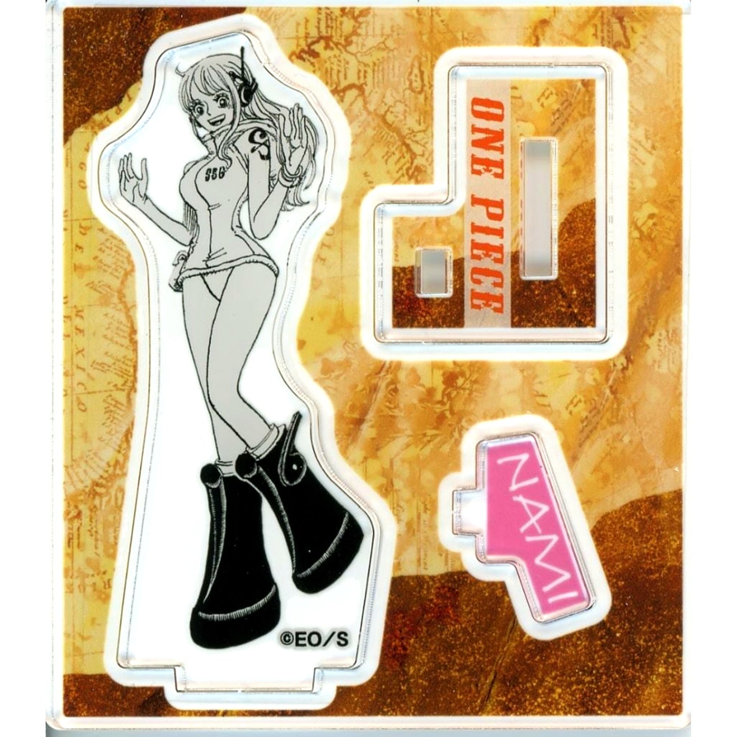 Nami - White Outfit / Black Boots One Piece Acrylic Figure Collection HEROES Nami Vol. 1 [USED]