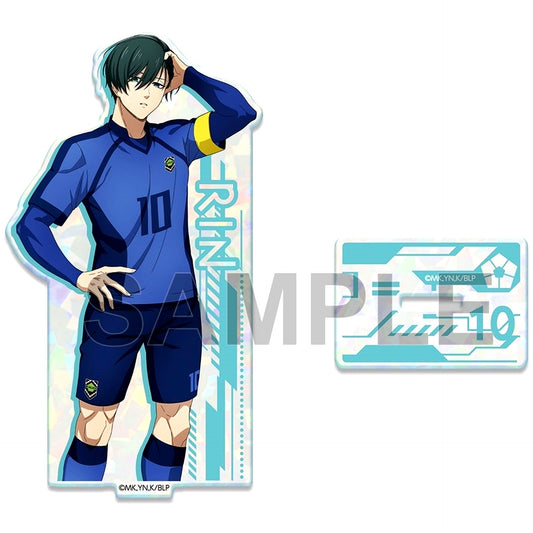 Rin Itoshi Design 03 A Hologram Acrylic Stand Blue Lock [USED]