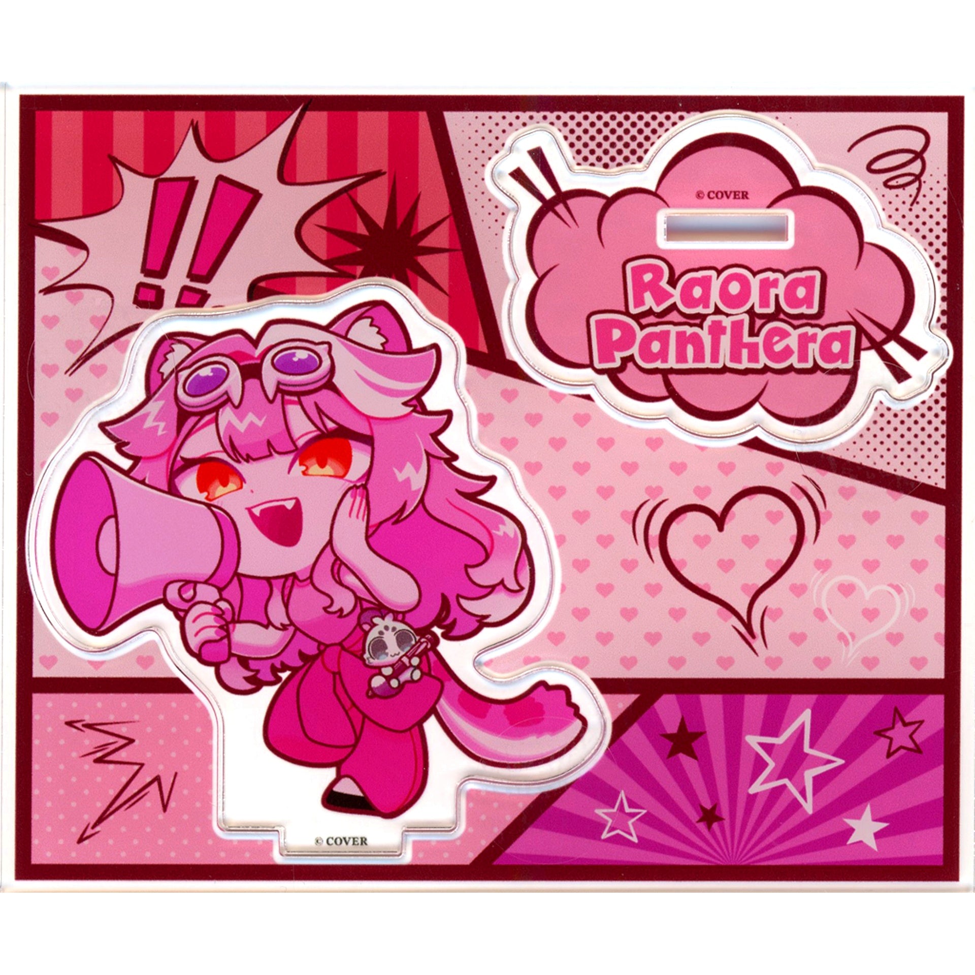 Raora Panthera Acrylic Stand Virtual YouTuber Hololive English Advent VS Justice Valentines Day [USED]