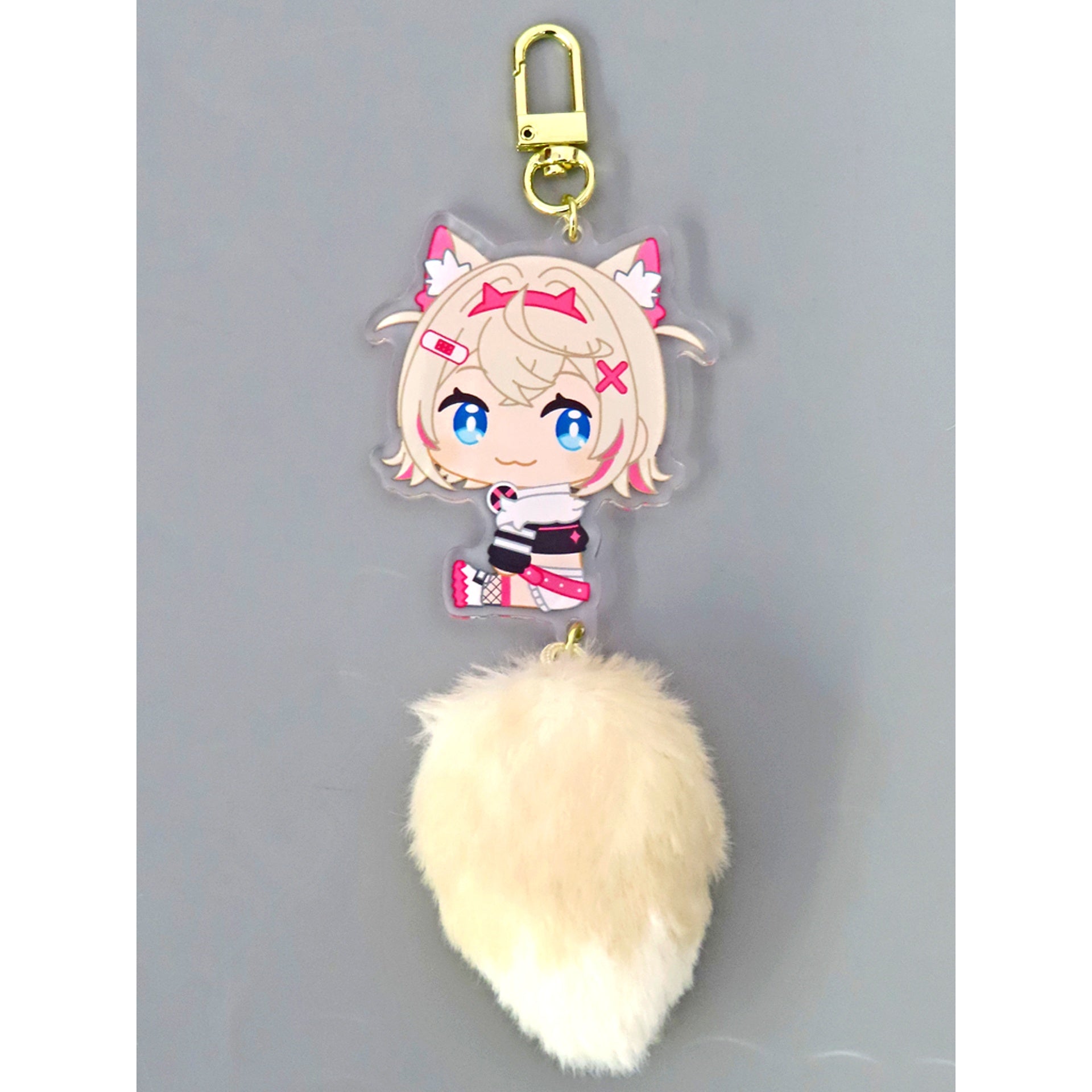 Mococo Abyssgard Virtual YouTuber Hololive English Advent Mococo's Tail Keychain 3D Showcase Celebration [USED]
