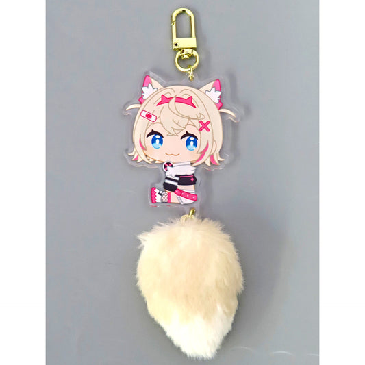 Mococo Abyssgard Virtual YouTuber Hololive English Advent Mococo's Tail Keychain 3D Showcase Celebration [USED]