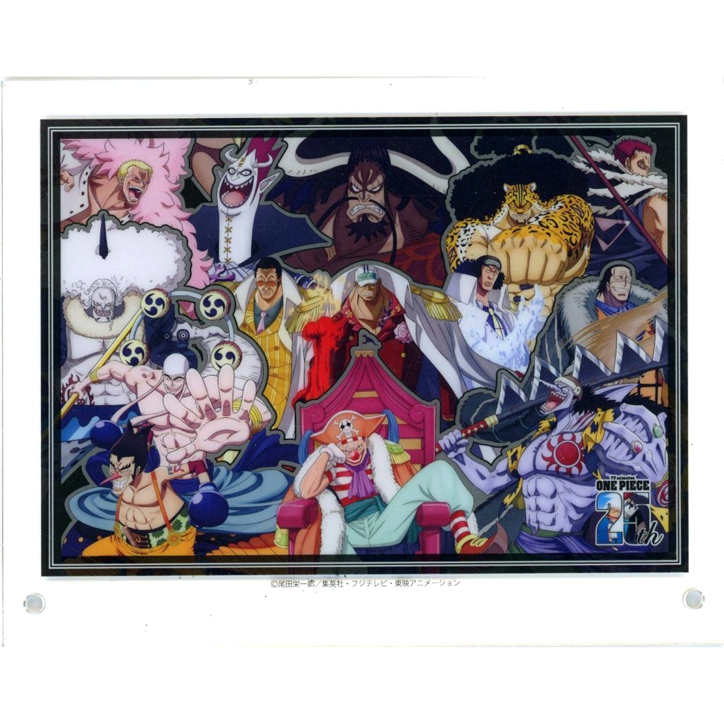 Rivals 25th Anniversary Acrylic Panel One Piece Mugiwara Store Limited [USED]
