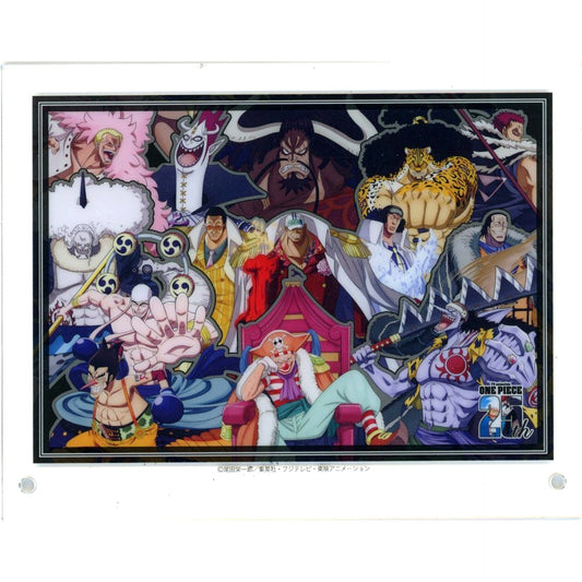 Rivals 25th Anniversary Acrylic Panel One Piece Mugiwara Store Limited [USED]