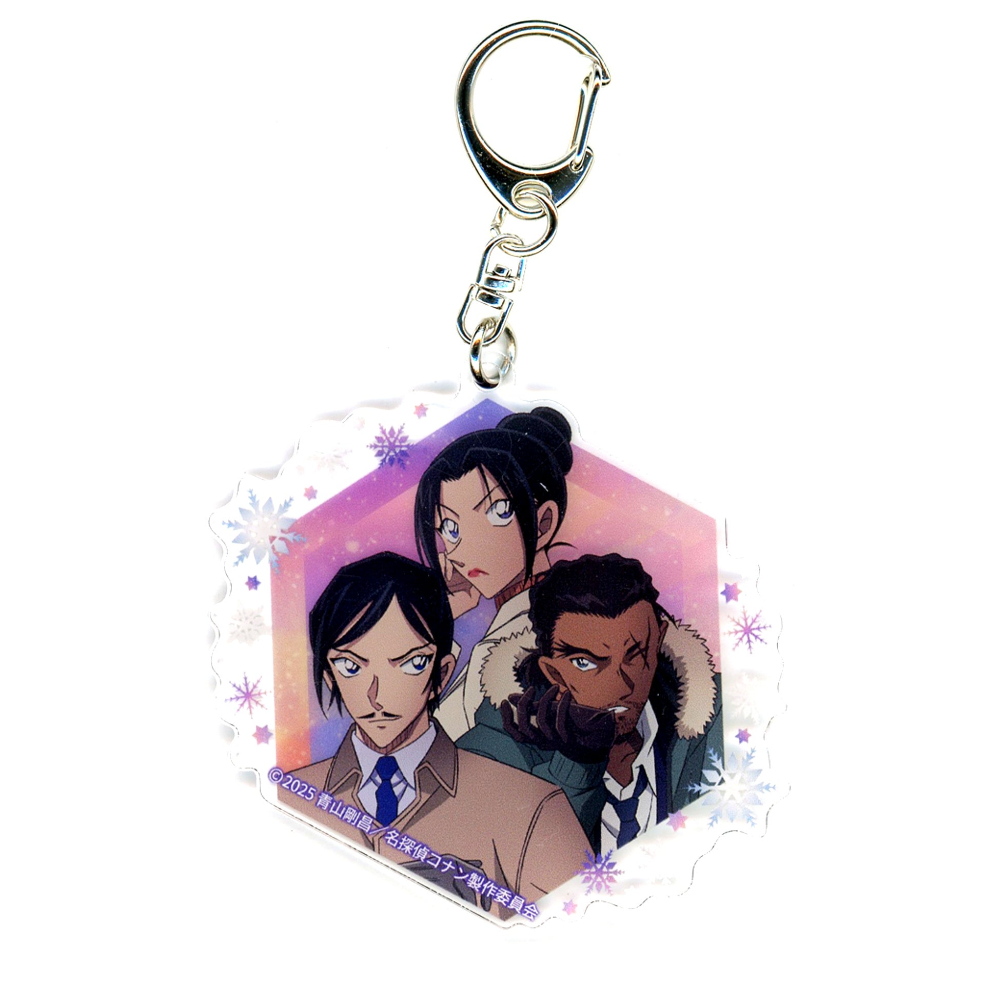 Takaaki Morofushi & Yui Uehara & Kansuke Yamato Detective Conan Movie The One-Eyed Flashback Acrylic Keychain [USED]