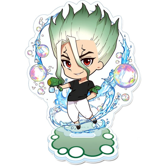 Senku Ishigami Dr. STONE Splash Bubble Puchi Choco Acrylic Stand [USED]