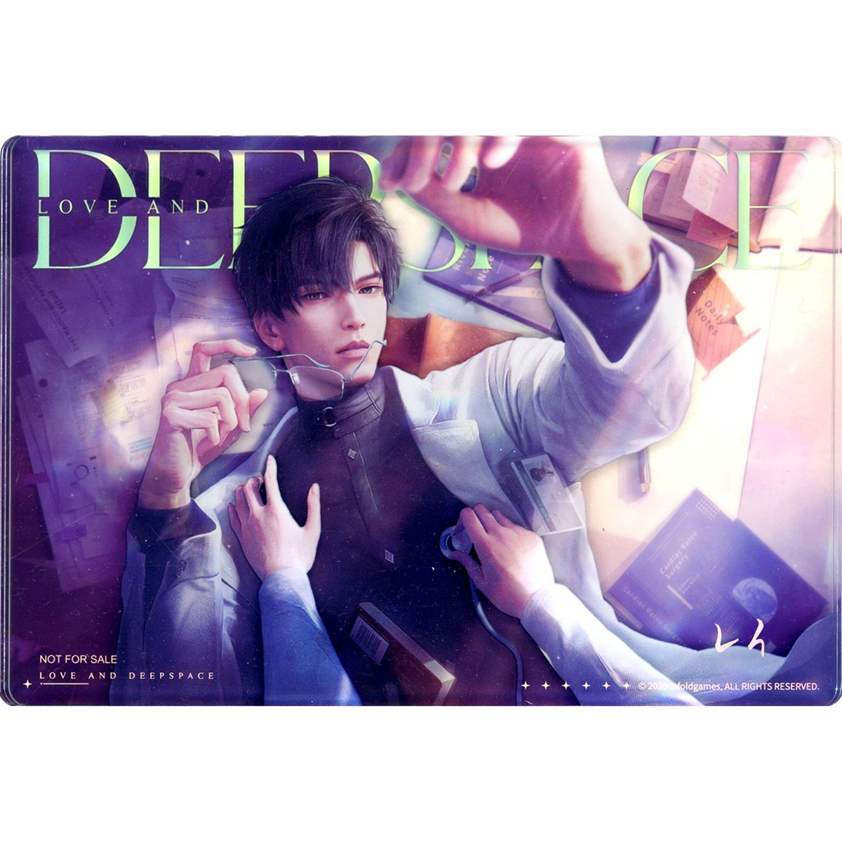 Rei Love and Deepspace Secret Promise Limited Thought Acrylic Block 2024 VIP Bonus Item [USED]