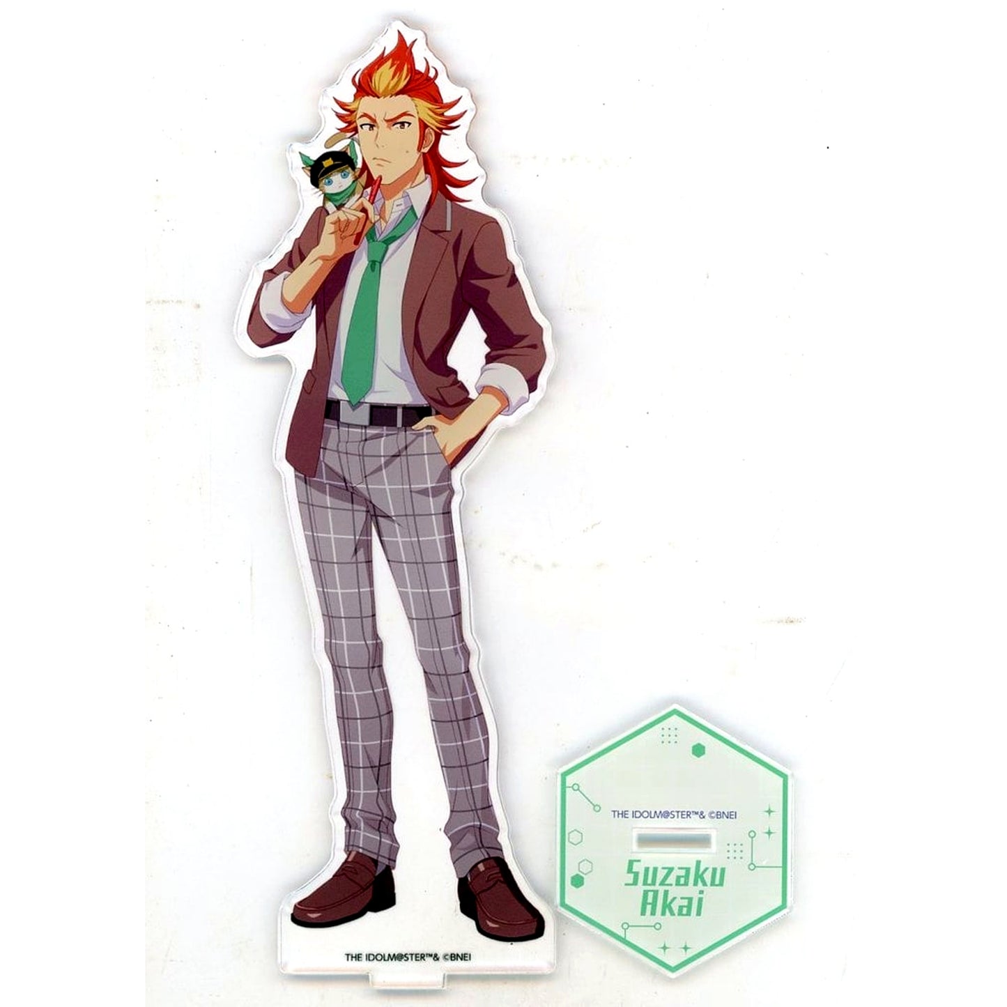 Suzaku Akai The Idolmaster Series Nationwide Producer Test Commemorative Official Acrylic Stand [USED]