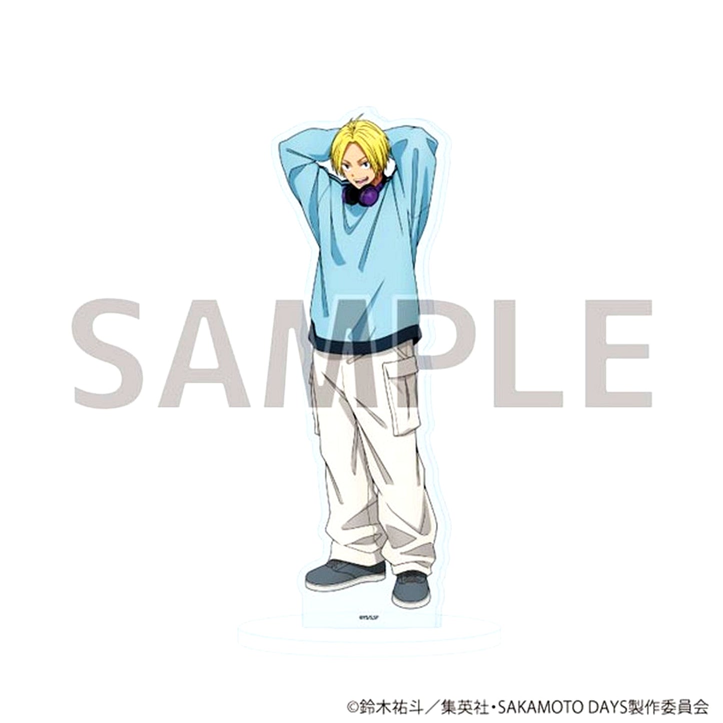 12 Shin Asakura Spring Casual Clothes Ver. Illustration Sakamoto Days Acrylic Stand [USED]