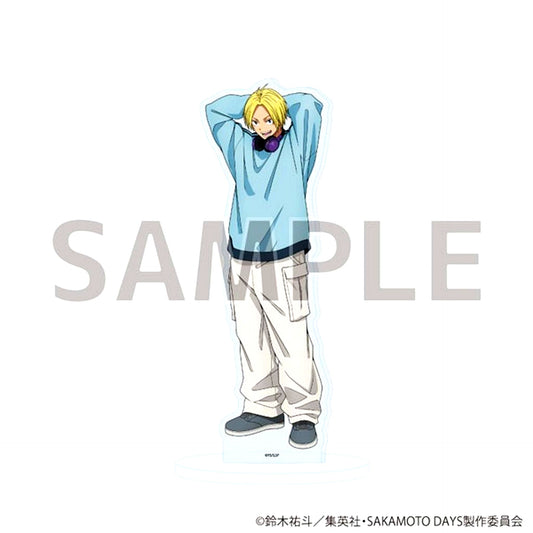 12 Shin Asakura Spring Casual Clothes Ver. Illustration Sakamoto Days Acrylic Stand [USED]