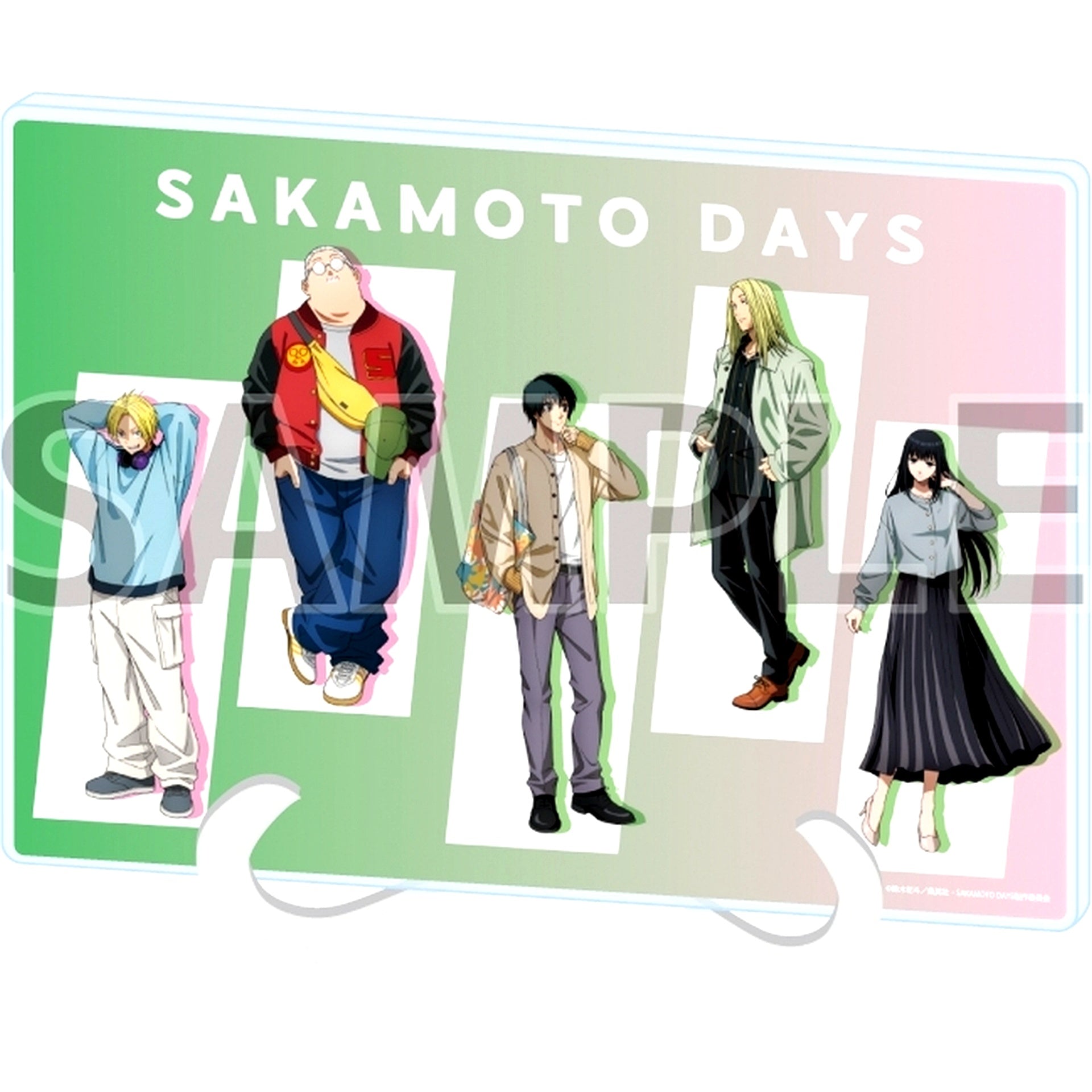 03 Sakamoto Days Spring Casual Clothes Ver. Illustration A5 Size Acrylic Art Board [USED]