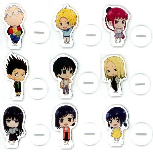 Set of 9 Acrylic Petit Stand 03. Spring Casual Clothes Ver. Mini Character Illustration Sakamoto Days [USED]