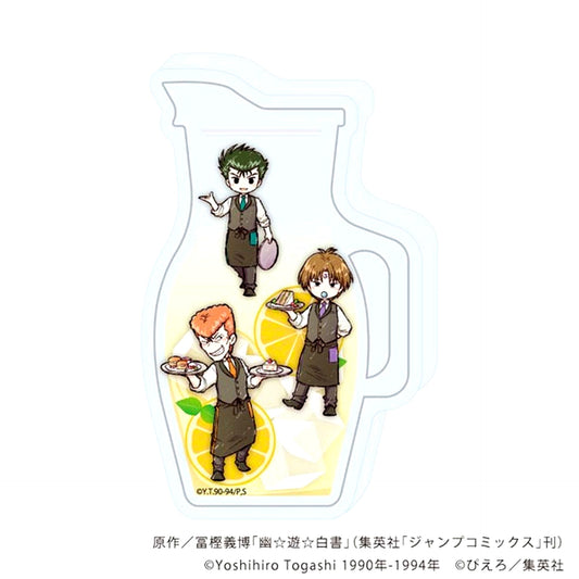 Yusuke Urameshi & Kazuma Kuwabara & Koenma 07. Retro Cafe Ver. Retro Art Illustration Collection Bottle Yu Yu Hakusho [USED]