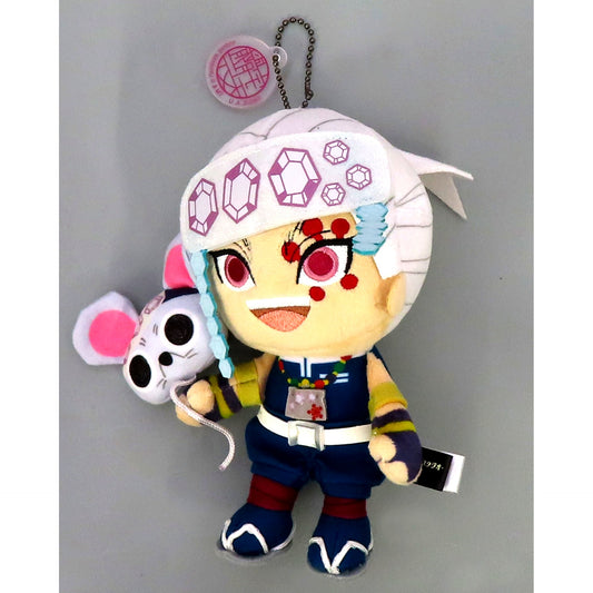 Tengen Uzui Demon Slayer: Kimetsu no Yaiba Plush Keychain Universal Studios Japan USJ 2024 Limited [USED]