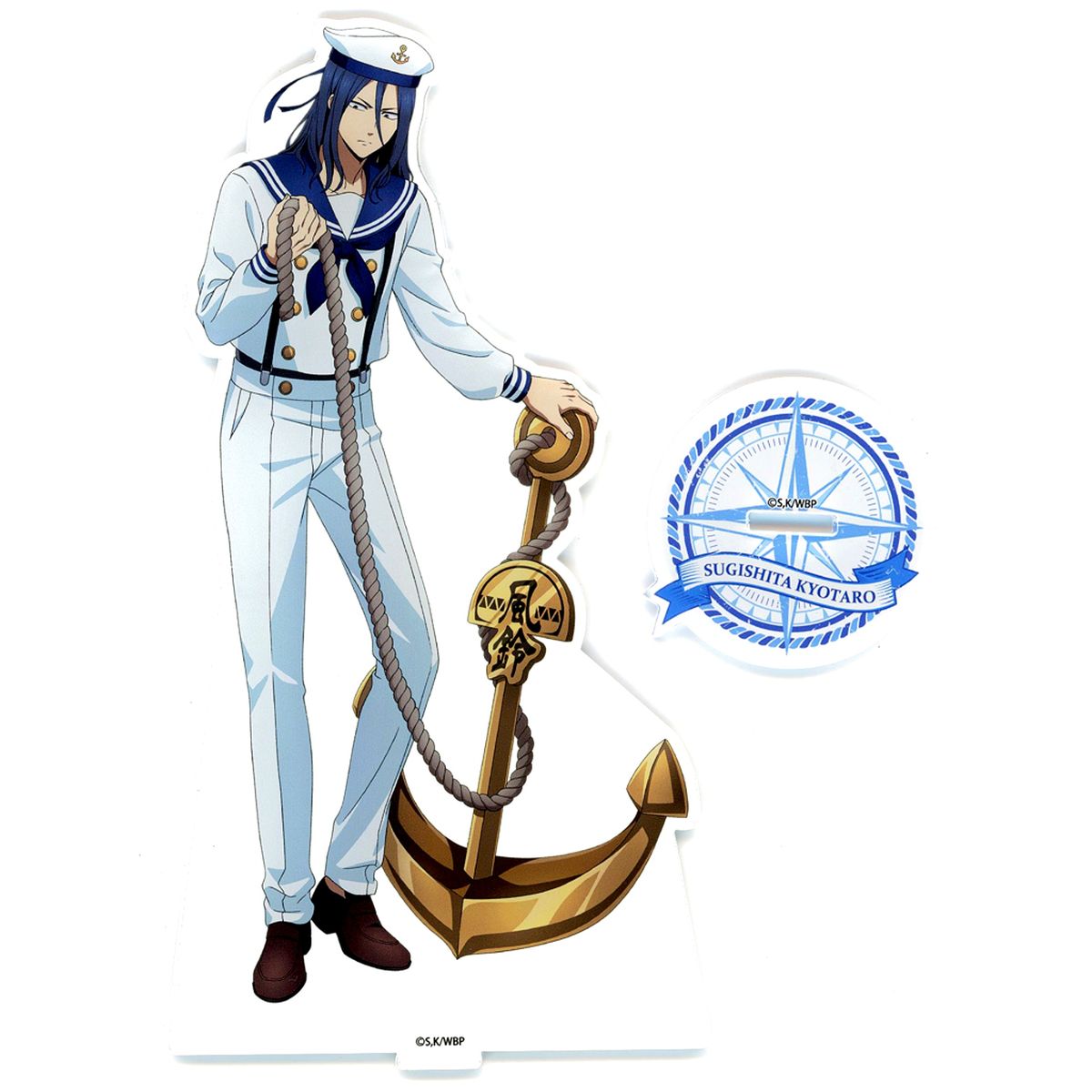 Kyotaro Sugishita Big Acrylic Stand Marine Style Wind Breaker Gigo Limited [USED]