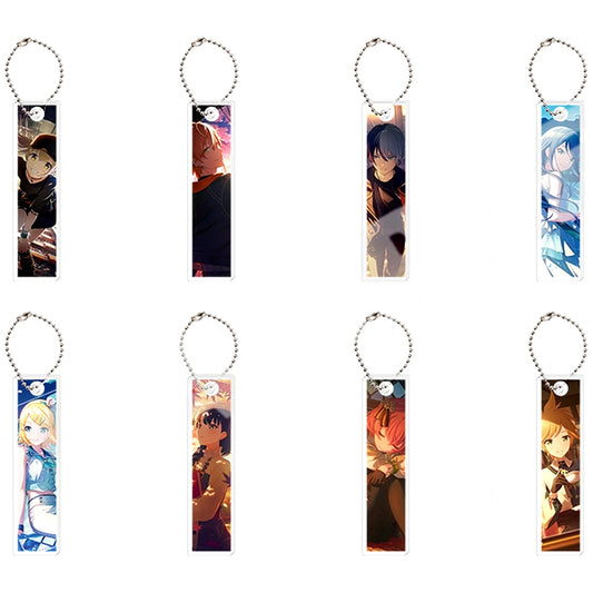 Set of 8 Project SEKAI Colorful Stage! feat. Hatsune Miku Acrylic Stick Keychain Collection Vol.8 A [USED]