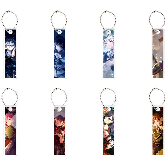 Set of 8 Project SEKAI Colorful Stage! feat. Hatsune Miku Acrylic Stick Keychain Collection Vol.8 B [USED]