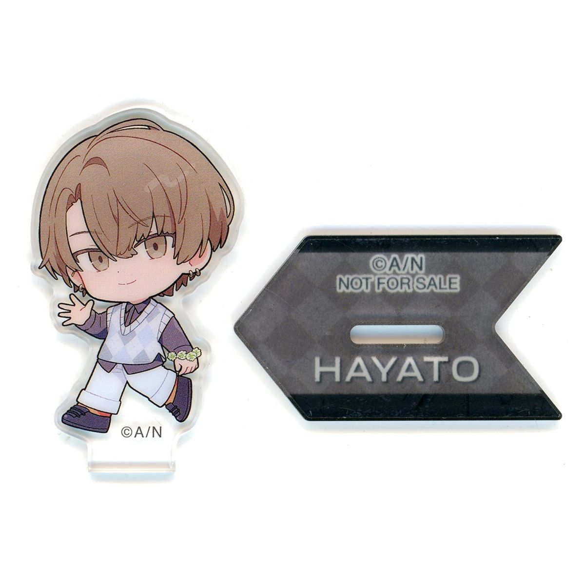 Kagami Hayato Virtual YouTuber Nijisanji Bikkurapon! Acrylic Stand Muten Kurasushi [USED]